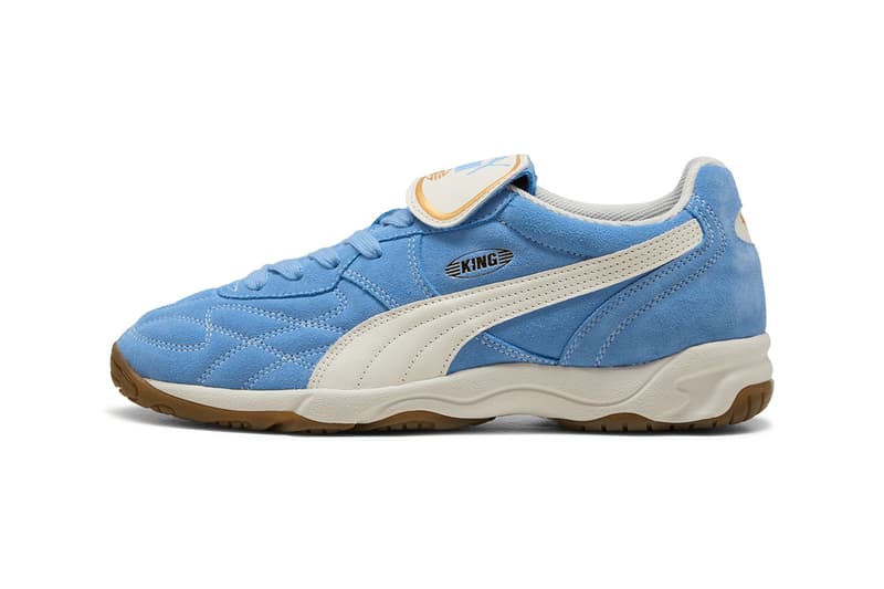 PUMA King Indoor Royalty Release Information details footwear sneakers blue green
