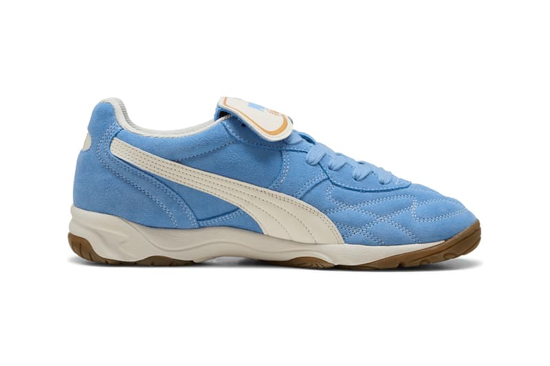 PUMA King Indoor Royalty Release Information details footwear sneakers blue green