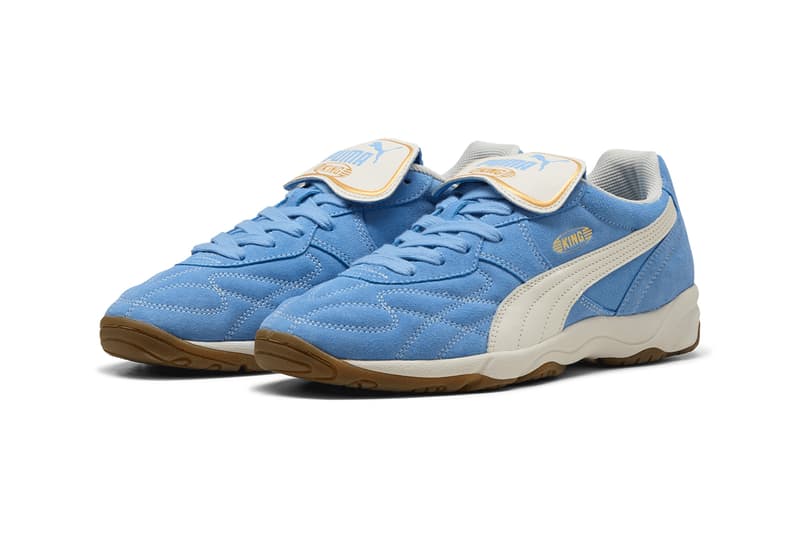 PUMA King Indoor Royalty Release Information details footwear sneakers blue green
