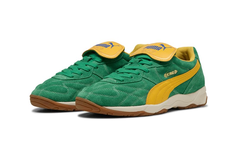 PUMA King Indoor Royalty Release Information details footwear sneakers blue green