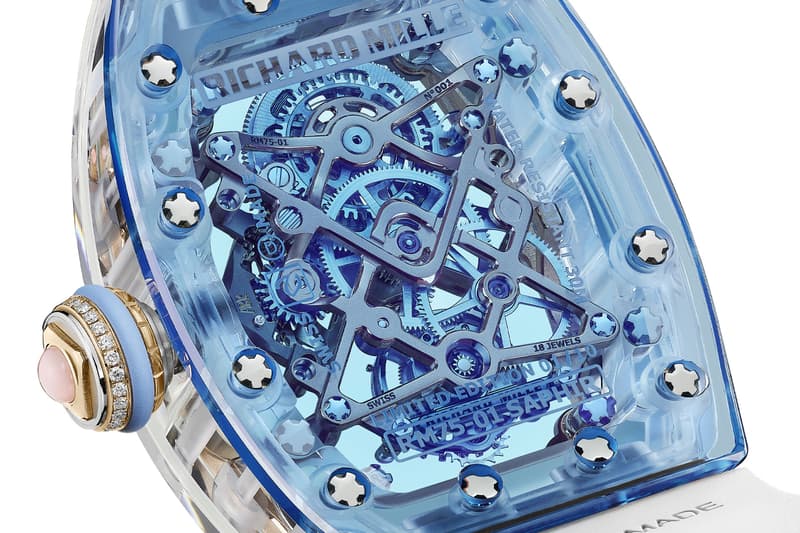 Richard Mille RM 75-01 Flying Tourbillon Sapphire Release Info