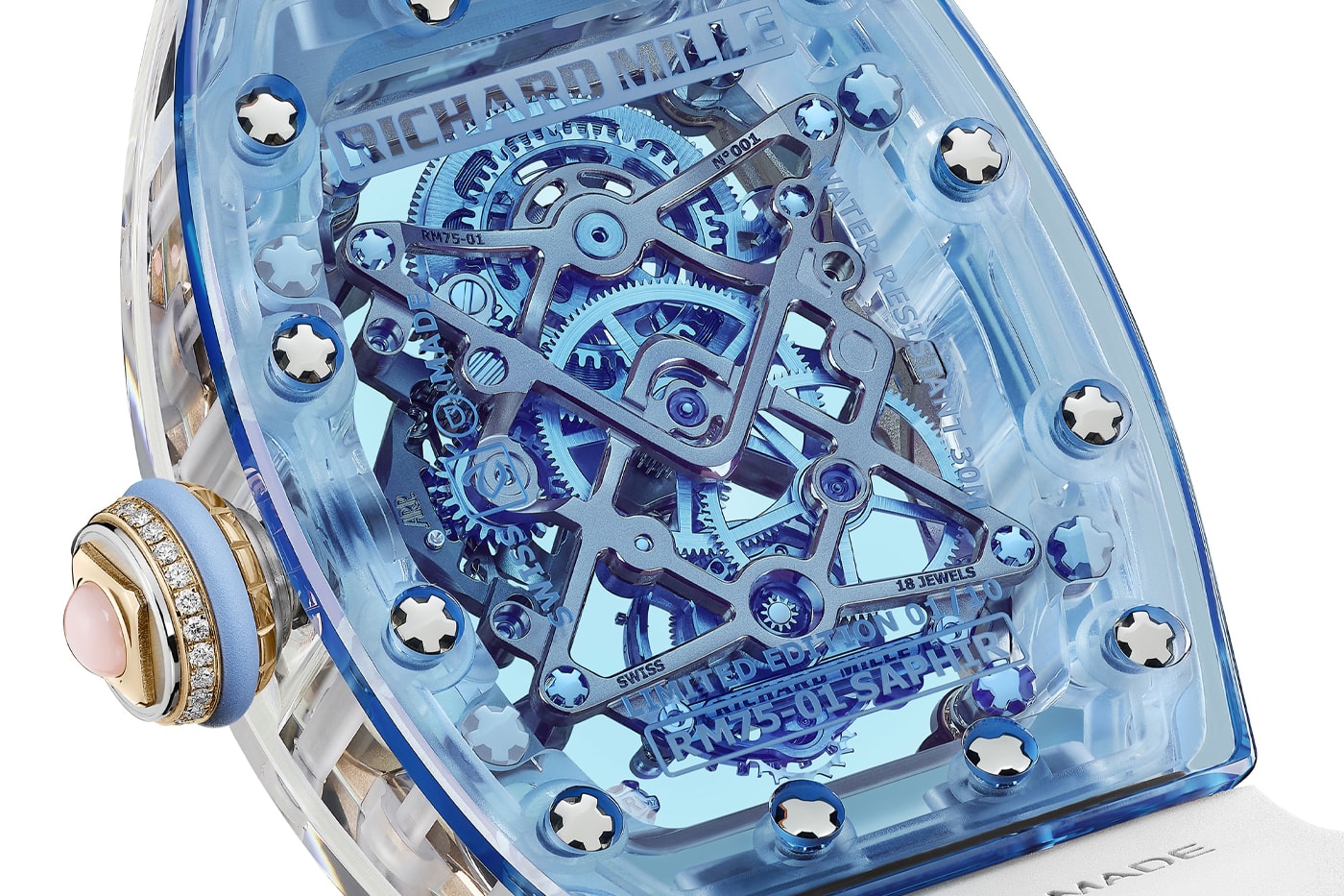Richard Mille RM 75-01 Flying Tourbillon Sapphire Release Info