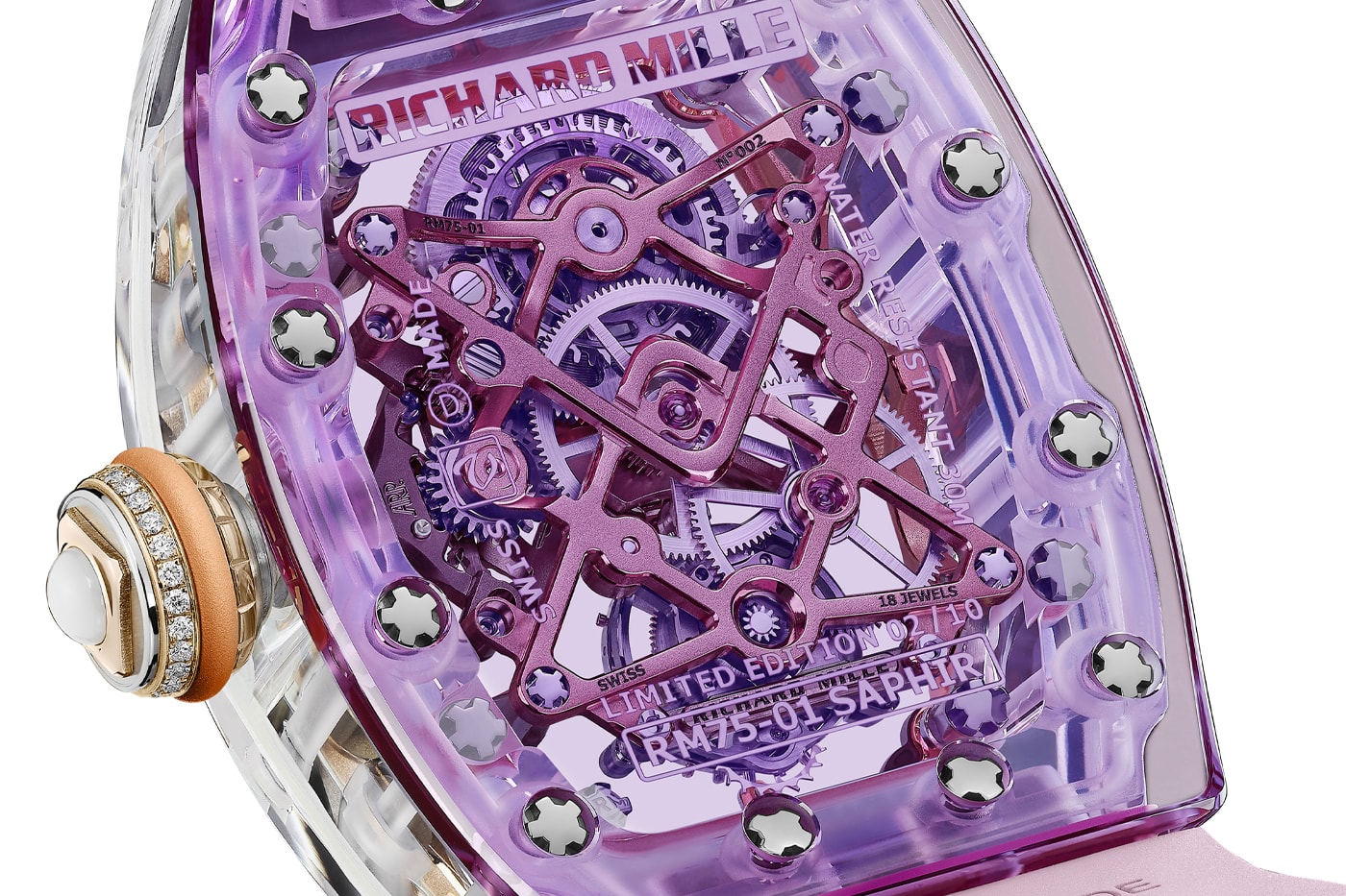 Richard Mille RM 75-01 Flying Tourbillon Sapphire Release Info