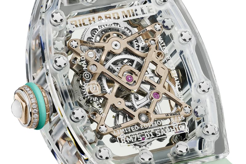 Richard Mille RM 75-01 Flying Tourbillon Sapphire Release Info