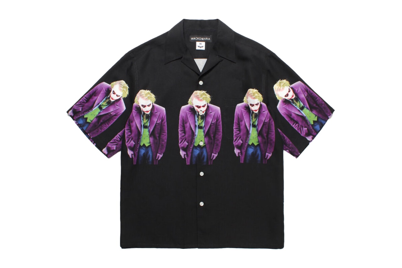 Wacko Maria x The Dark Knight Trilogy Heath Ledger Joker Collection Release Info