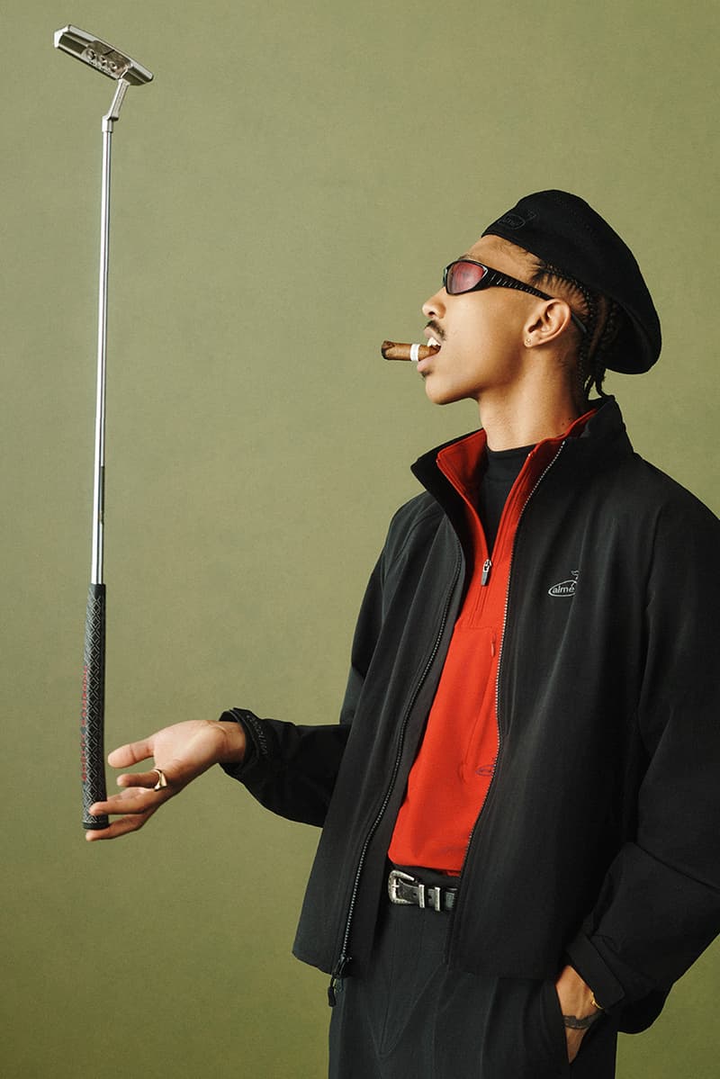 aime leon dore golf collection 2025 first look price availability buy guide polo t shirt jacket hat headcover pants vest pullover shorts cordura pleated