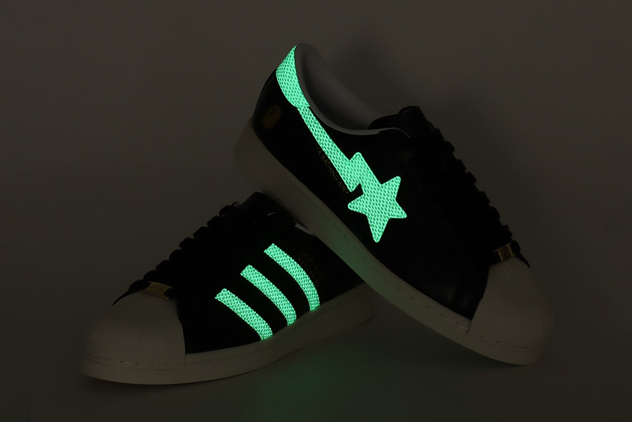 atmos BAPE adidas SSTAR V JQ3666 Release Date info store list buying guide photos price