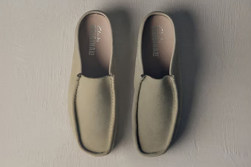 Clarks Originals Reveals New Wallabee Slip Silhouette slip on suede upper black maple shoes slippers
