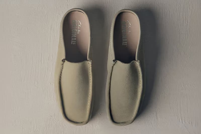 Clarks Originals Reveals New Wallabee Slip Silhouette slip on suede upper black maple shoes slippers