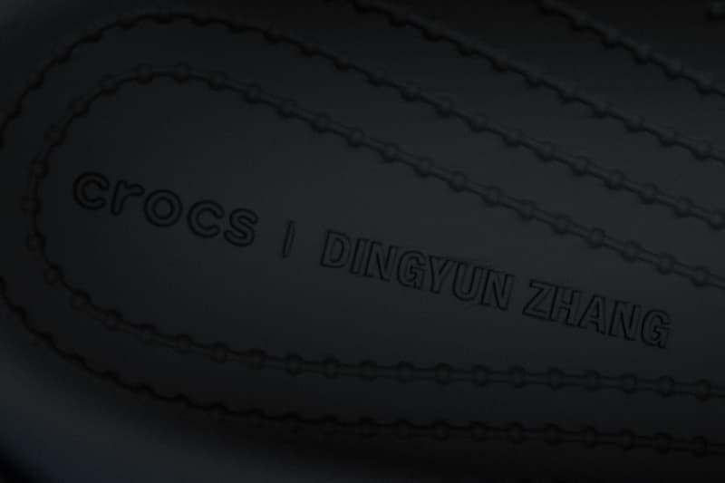 Dingyun Zhang Crocs Diffuser Sapphire Black Sand Release date info store list buying guide photos price