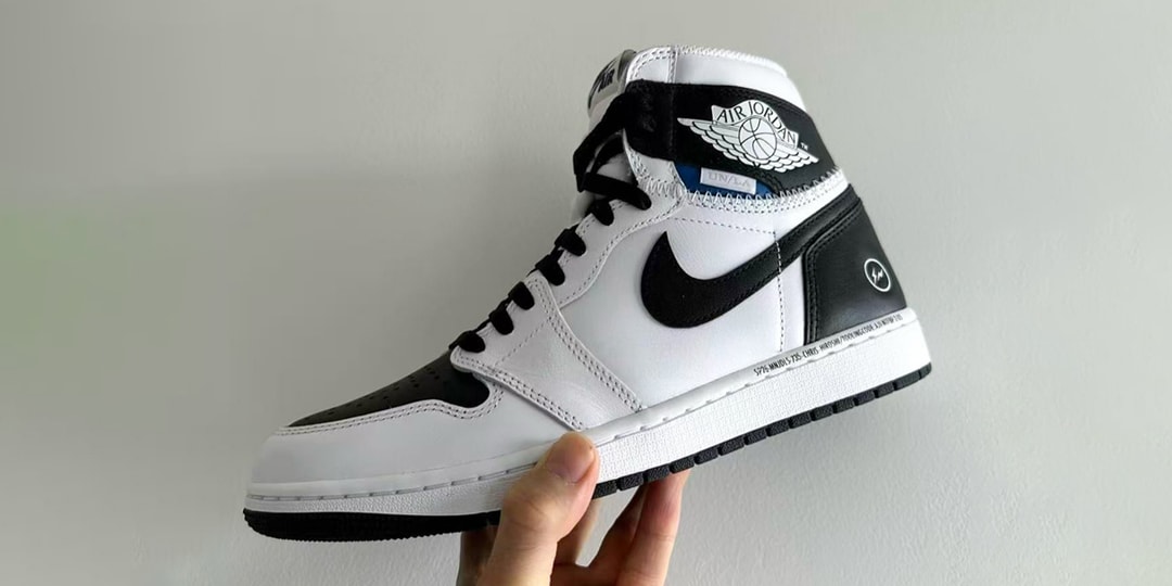 In-Hand Look at the fragment design x Union LA x Air Jordan 1 High OG "Black/White"