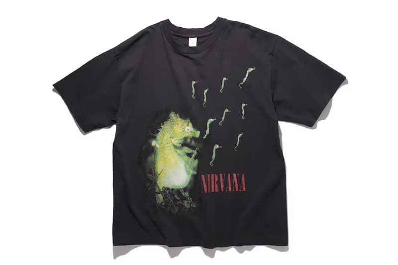 FREAK'S STORE Drops '90s-Inspired Nirvana Grunge Band Tees collection kurt cobain all apologies nvermind 