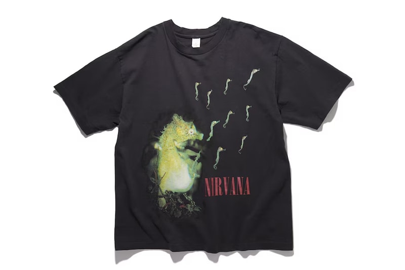 FREAK'S STORE Drops '90s-Inspired Nirvana Grunge Band Tees collection kurt cobain all apologies nvermind 