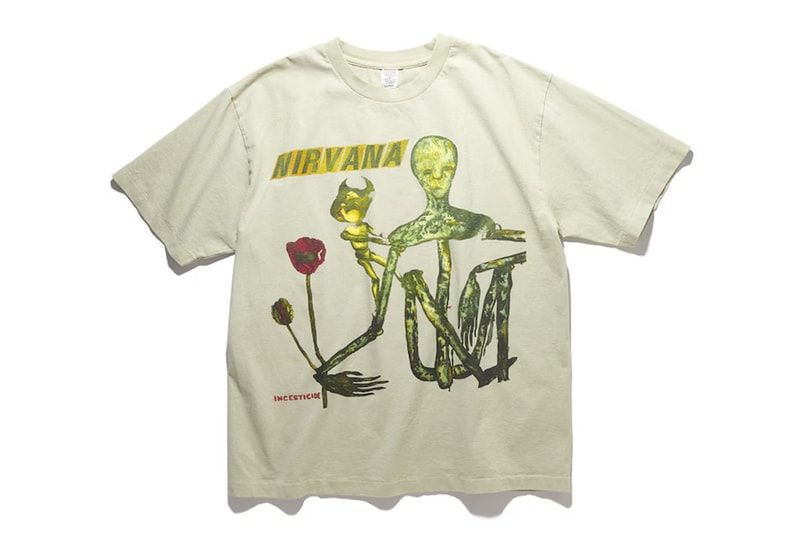 FREAK'S STORE Drops '90s-Inspired Nirvana Grunge Band Tees collection kurt cobain all apologies nvermind 