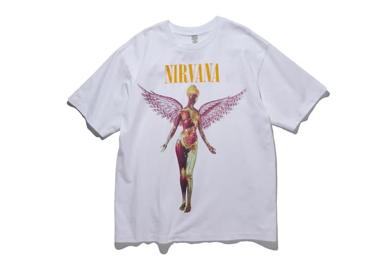 FREAK'S STORE Drops '90s-Inspired Nirvana Grunge Band Tees collection kurt cobain all apologies nvermind 