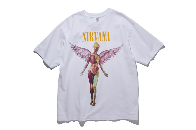 FREAK'S STORE Drops '90s-Inspired Nirvana Grunge Band Tees collection kurt cobain all apologies nvermind 