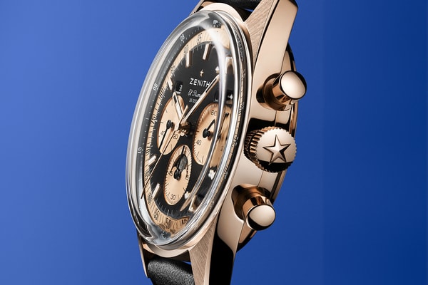 Zenith Chronomaster Original Triple Calendar in Rose Gold Black dial Release Info El Primero 3610 1969 A386 chronograph moonphase