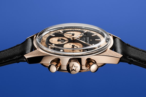 Zenith Chronomaster Original Triple Calendar in Rose Gold Black dial Release Info El Primero 3610 1969 A386 chronograph moonphase