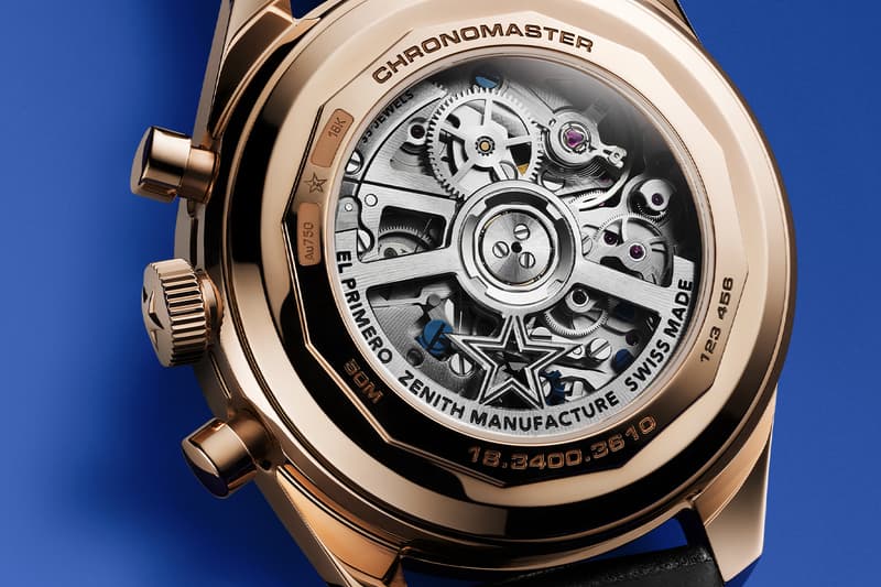 Zenith Chronomaster Original Triple Calendar in Rose Gold Black dial Release Info El Primero 3610 1969 A386 chronograph moonphase