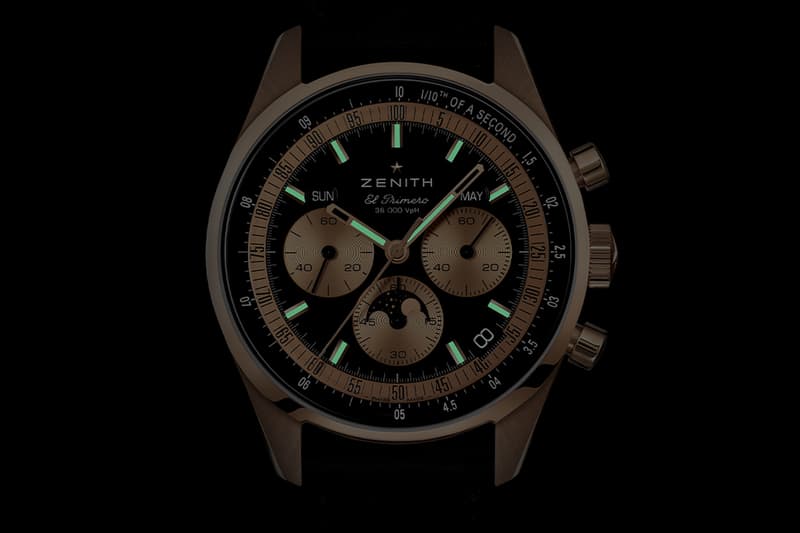 Zenith Chronomaster Original Triple Calendar in Rose Gold Black dial Release Info El Primero 3610 1969 A386 chronograph moonphase