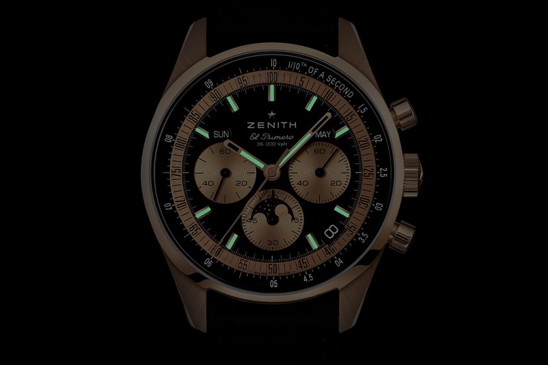 Zenith Chronomaster Original Triple Calendar in Rose Gold Black dial Release Info El Primero 3610 1969 A386 chronograph moonphase