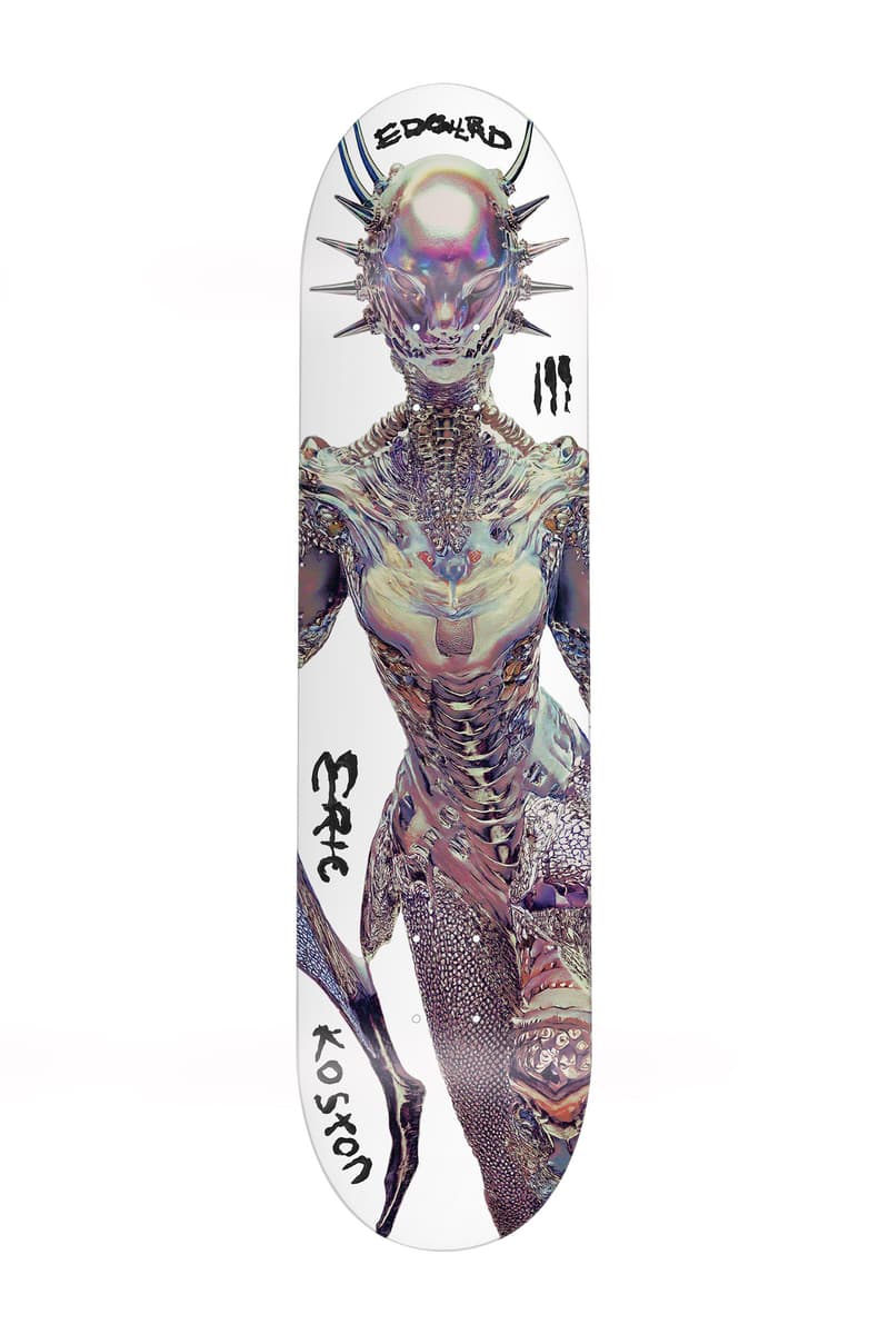 EDGLRD Drops Alien 'FLEXRX' Skate Deck Collection Skateboarding Art Artworks