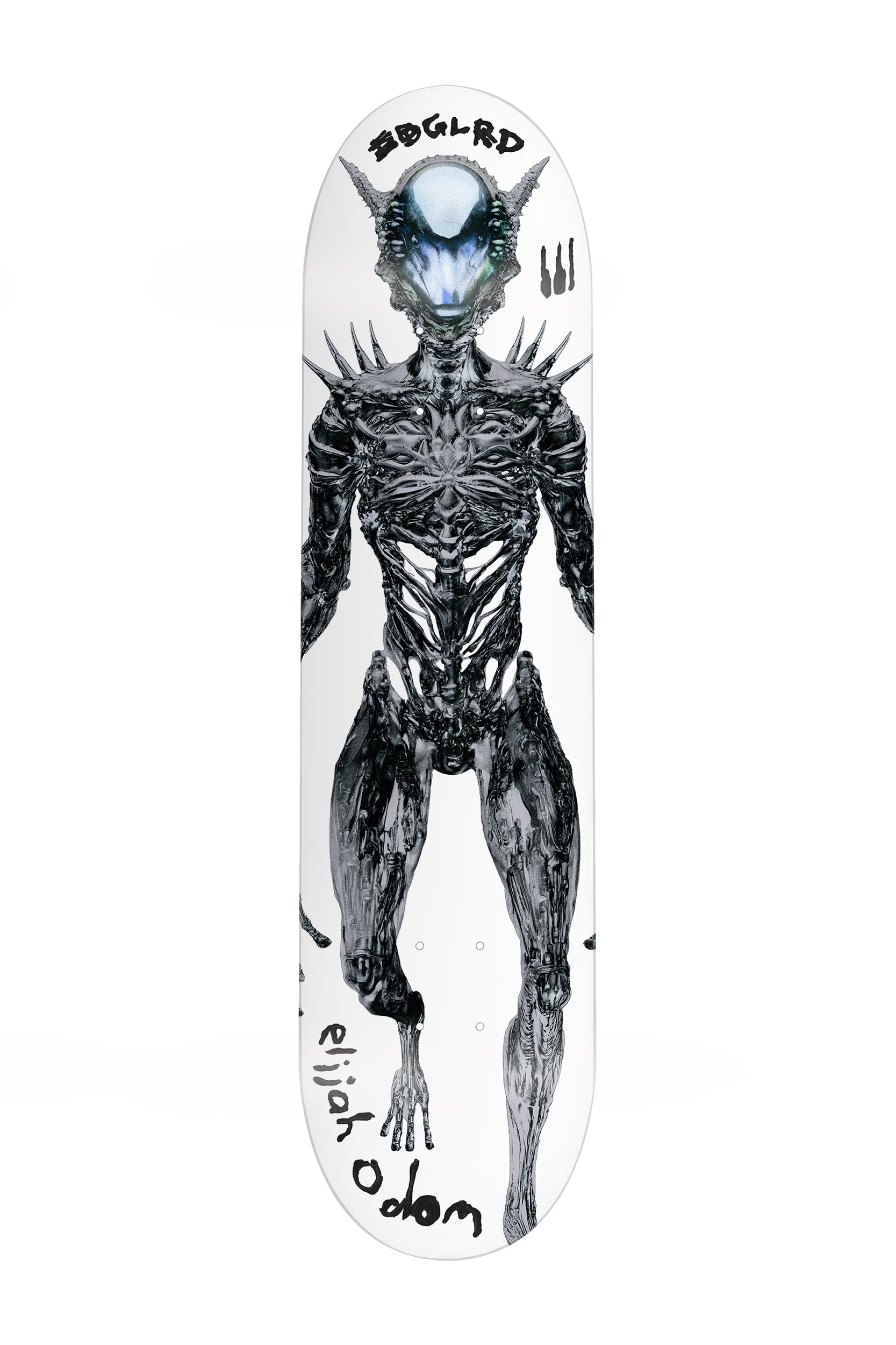 EDGLRD Drops Alien 'FLEXRX' Skate Deck Collection Skateboarding Art Artworks