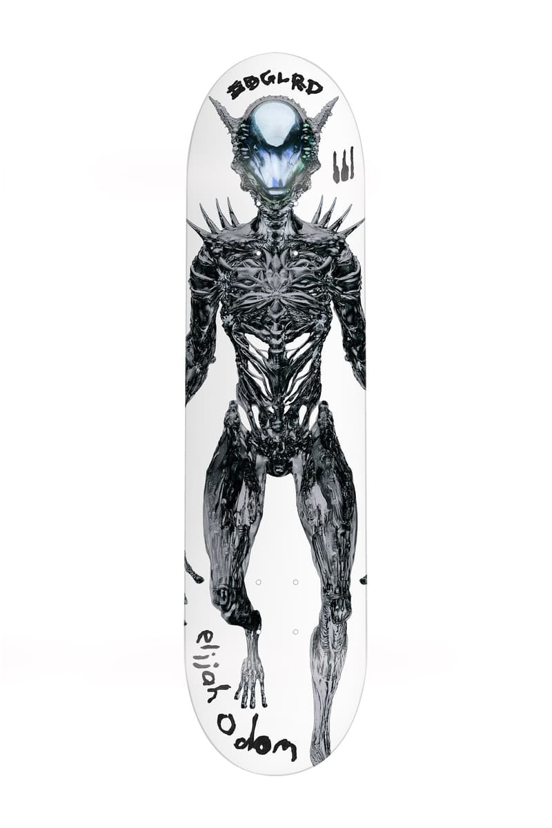 EDGLRD Drops Alien 'FLEXRX' Skate Deck Collection Skateboarding Art Artworks