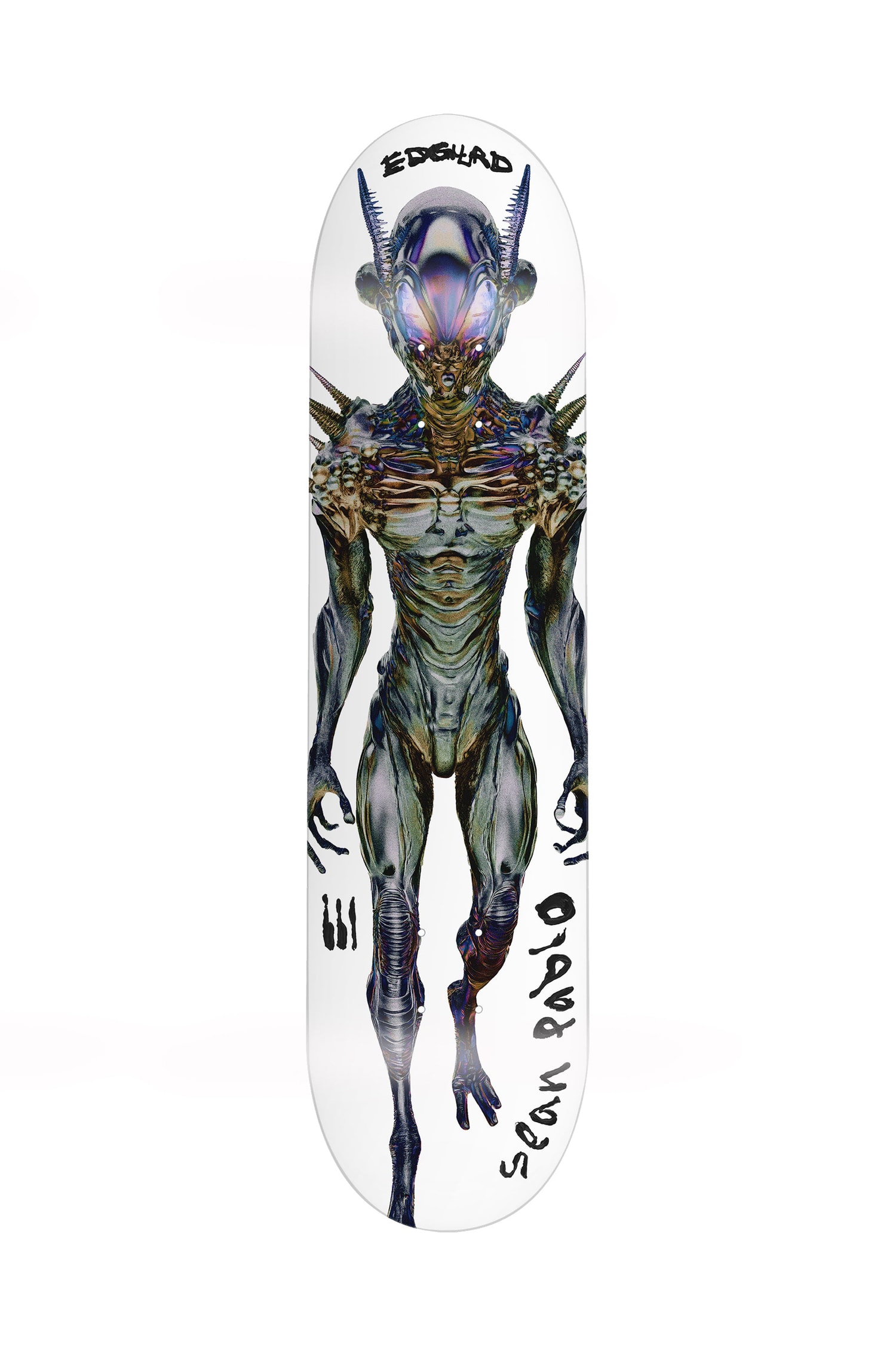 EDGLRD Drops Alien 'FLEXRX' Skate Deck Collection Skateboarding Art Artworks
