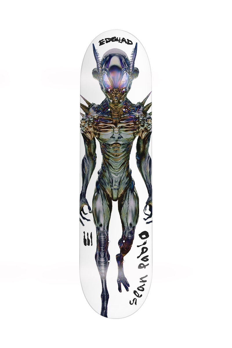EDGLRD Drops Alien 'FLEXRX' Skate Deck Collection Skateboarding Art Artworks