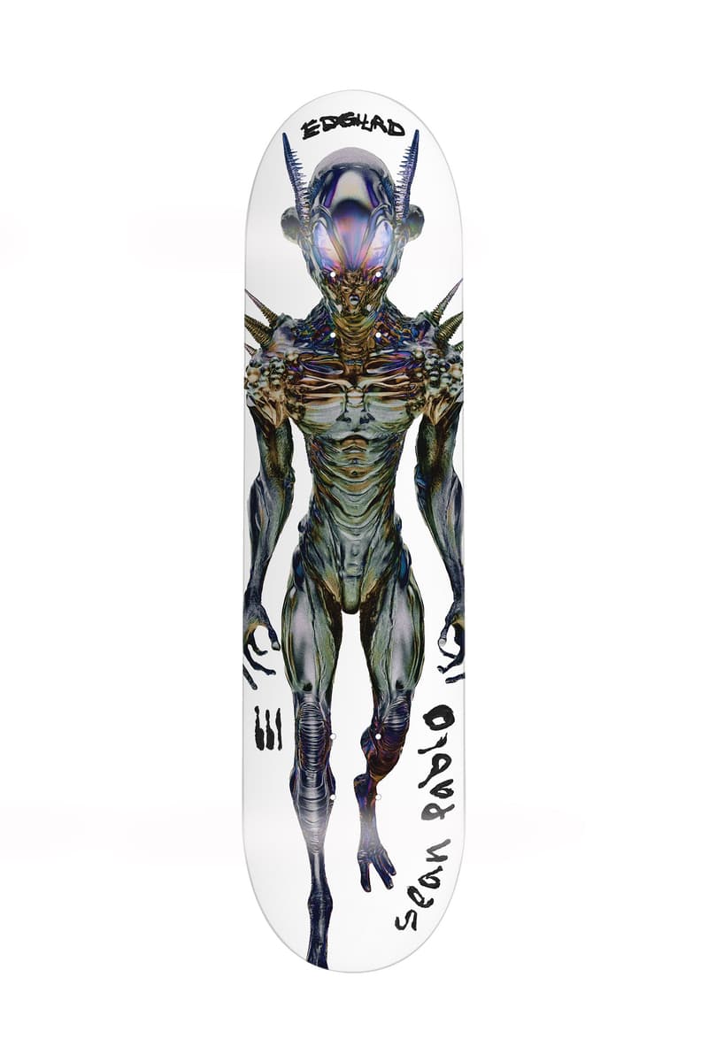 EDGLRD Drops Alien 'FLEXRX' Skate Deck Collection Skateboarding Art Artworks