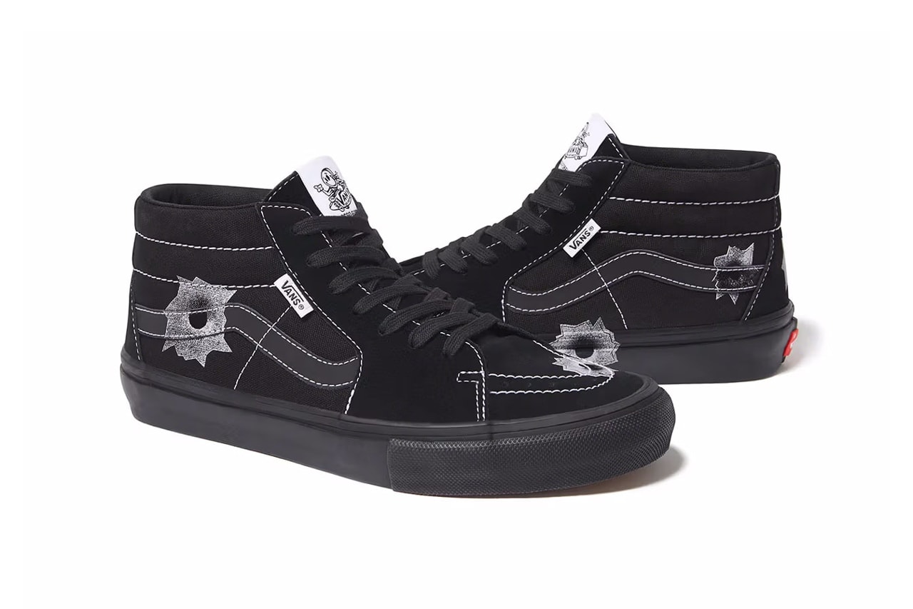 Nate Lowman Supreme Vans Skate Grosso Mid Release Date info store list buying guide photos price