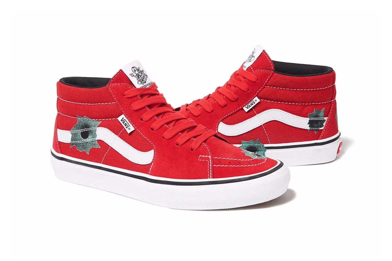 Nate Lowman Supreme Vans Skate Grosso Mid Release Date info store list buying guide photos price