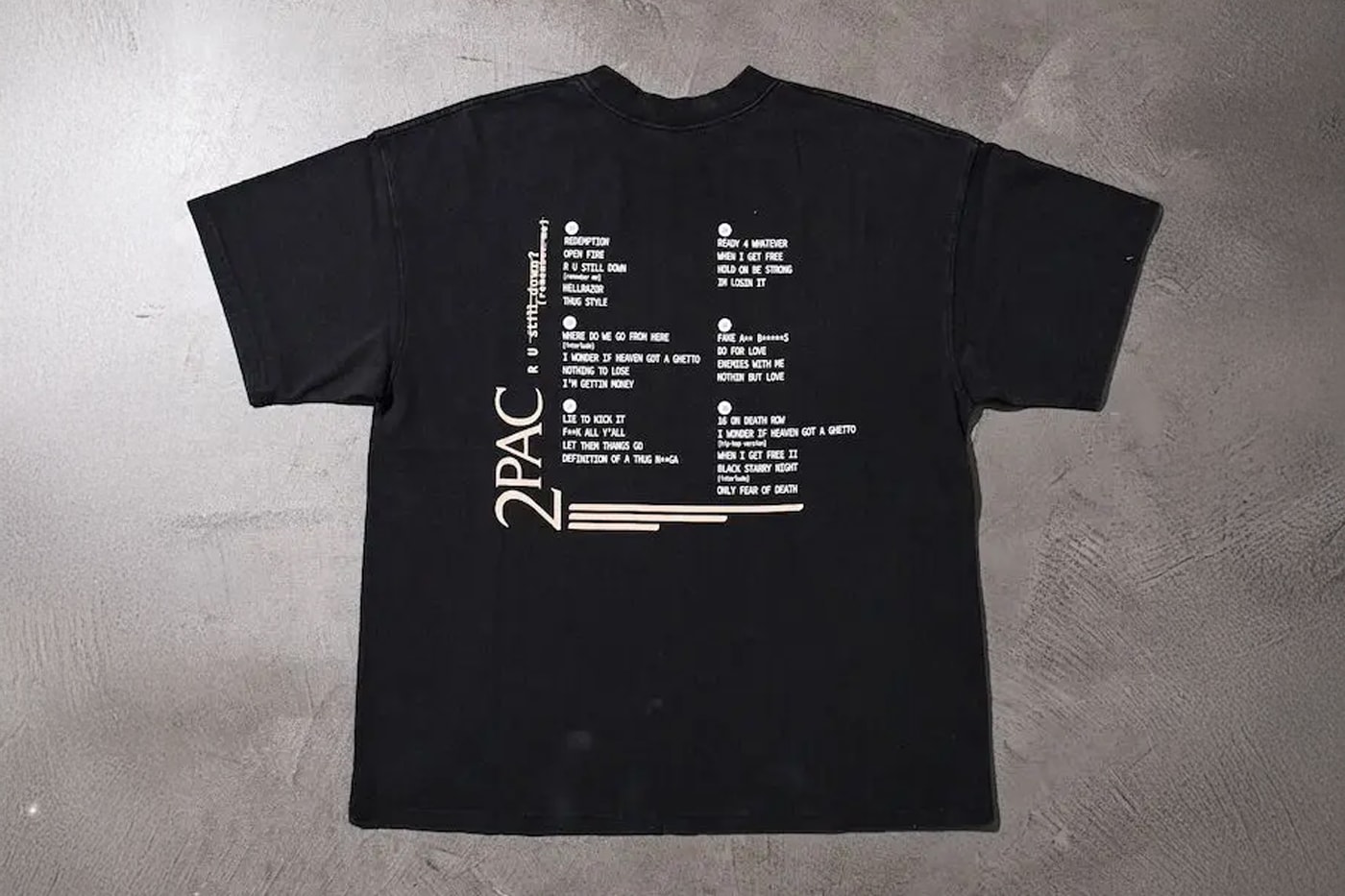 2Pac tupac shakur FREAK'S STORE R U Still Down remember me collaboration collection Release Info