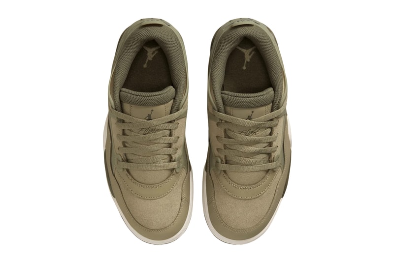 Air Jordan 4 RM Surfaces in "Neutral Olive" Neutral Olive/Medium Olive-Phantom IB7694-201 jordan brand nigel sylvester