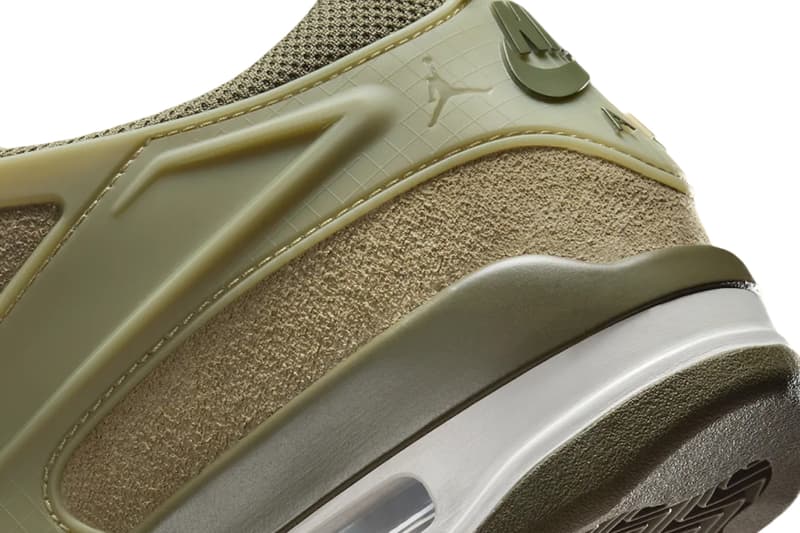 Air Jordan 4 RM Surfaces in "Neutral Olive" Neutral Olive/Medium Olive-Phantom IB7694-201 jordan brand nigel sylvester