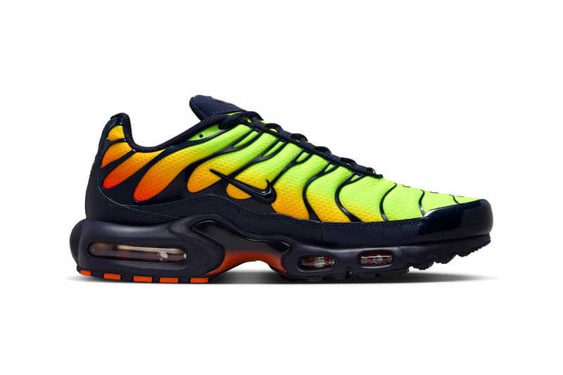 Official Look at the Nike Air Max Plus "Lemon Venom" Lemon Venom/Hyper Crimson-Yellow-Laser Orange-Blackened Blue DM0032-701