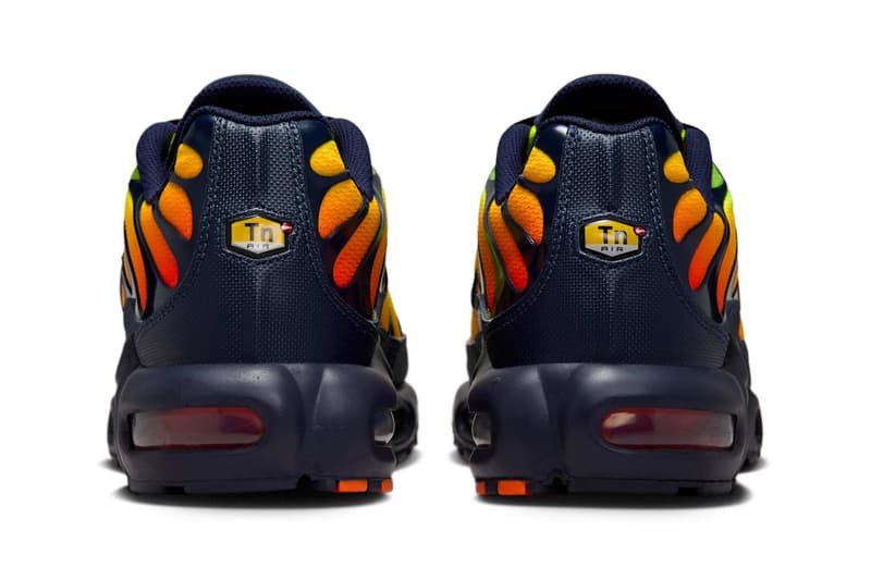 Official Look at the Nike Air Max Plus "Lemon Venom" Lemon Venom/Hyper Crimson-Yellow-Laser Orange-Blackened Blue DM0032-701