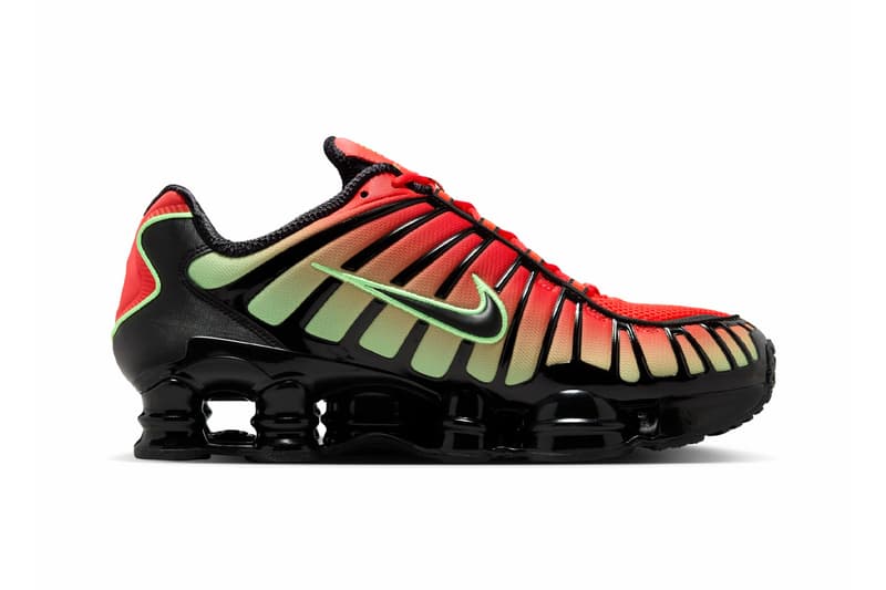 Nike Shox TL “Chili Pepper” "“Light Crimson/Volt/Black”"AV3595-601 Release Info