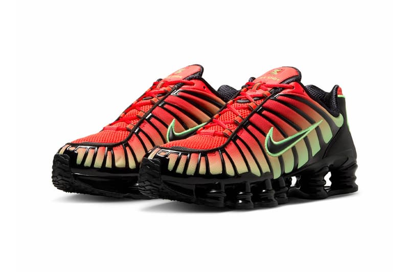 Nike Shox TL “Chili Pepper” "“Light Crimson/Volt/Black”"AV3595-601 Release Info