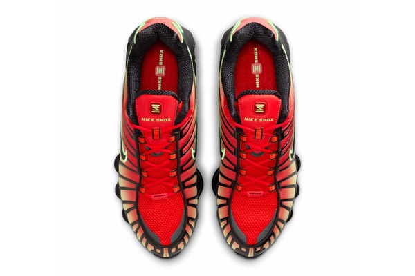 Nike Shox TL “Chili Pepper” "“Light Crimson/Volt/Black”"AV3595-601 Release Info