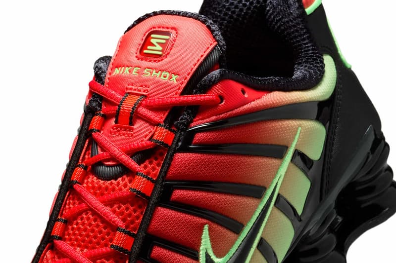 Nike Shox TL “Chili Pepper” "“Light Crimson/Volt/Black”"AV3595-601 Release Info