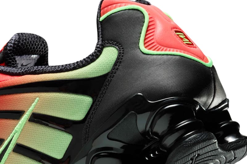 Nike Shox TL “Chili Pepper” "“Light Crimson/Volt/Black”"AV3595-601 Release Info