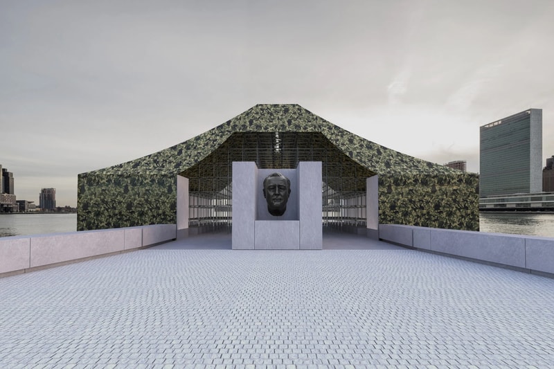 Ai Weiwei Camouflage Installation at New York FDR Four Freedoms State Park Art Artworks