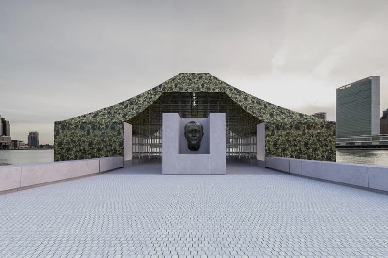 Ai Weiwei Camouflage Installation at New York FDR Four Freedoms State Park Art Artworks