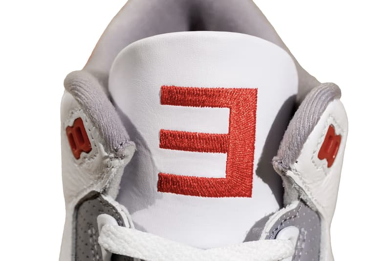 Eminem Air Jordan 3 Super Bowl Info sample lvi performance halftime slim shady exclusive