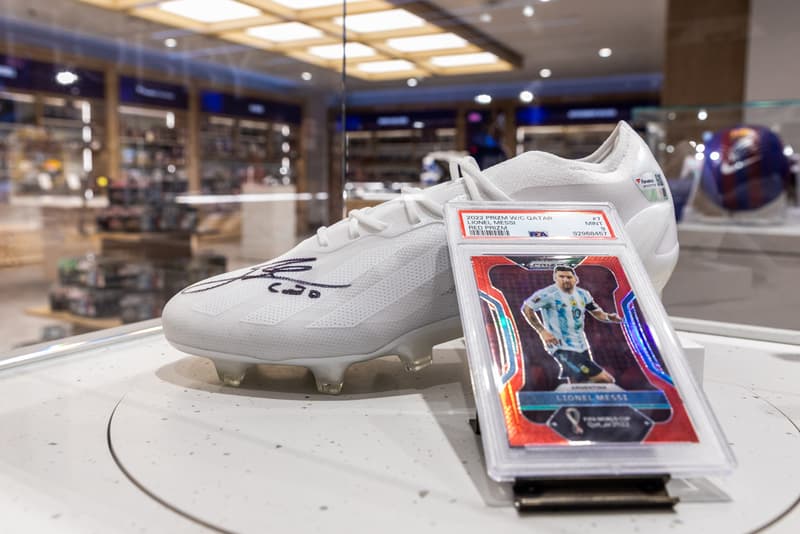 fanatics collectibles flagship store london regent street trading cards topps merlin match attax opening nfl football display home of the hobby