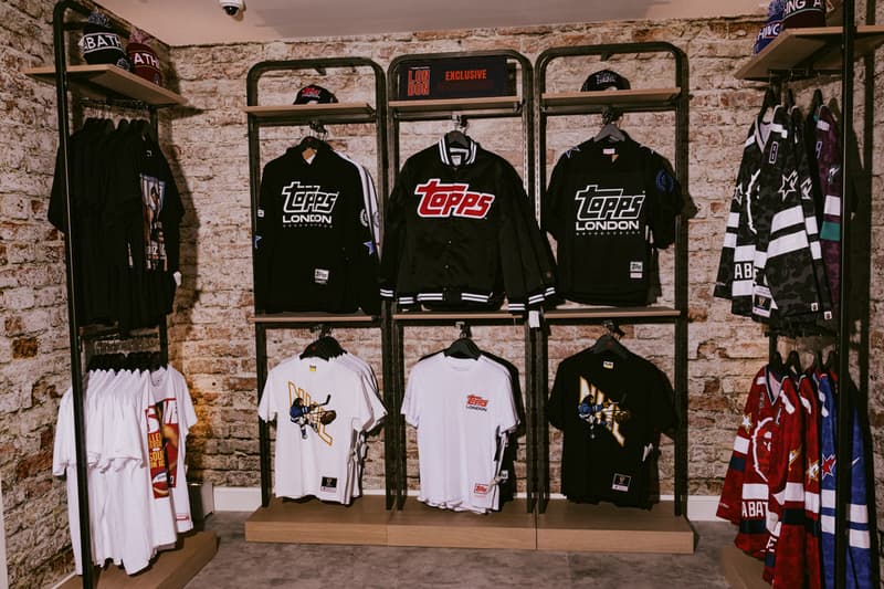 fanatics collectibles flagship store london regent street trading cards topps merlin match attax opening nfl football display home of the hobby