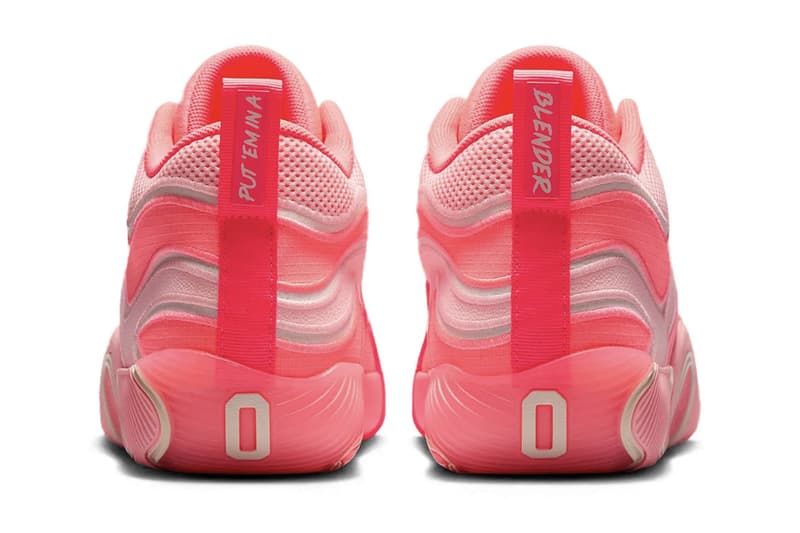 Jordan Tatum 3 "Put 'Em In A Blender" FZ6598-600 Pink Tint/Lava Glow/Hot Punch/Guava Ice jayson tatum deuce nike swoosh
