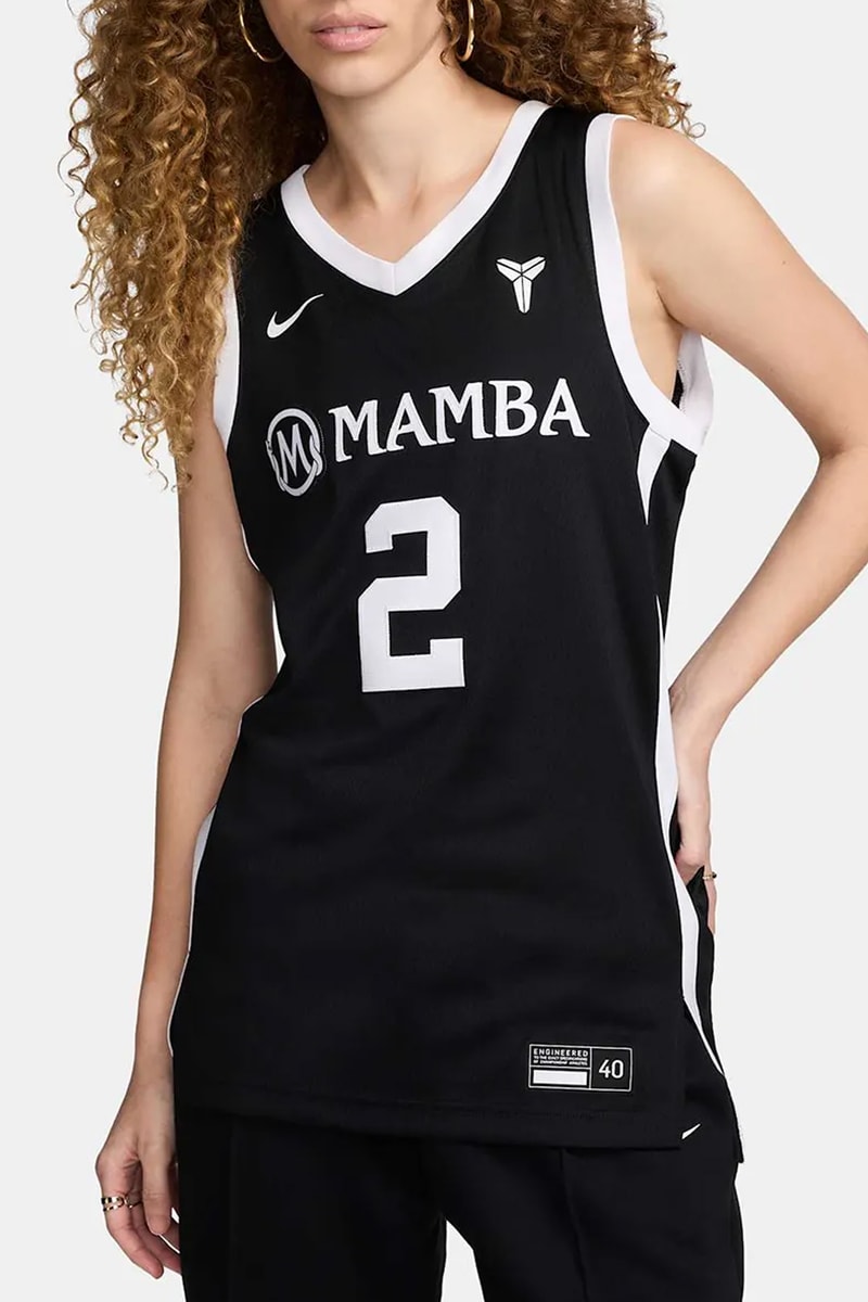 Nike Honors Gigi Bryant With "Mambacita" Jersey Collection kobe bryant black mamba basketball